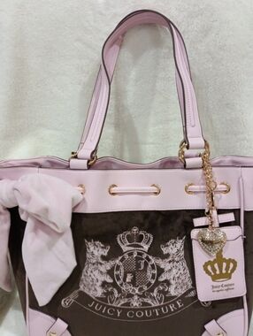 Juicy Couture Pink and Brown Daydreamer